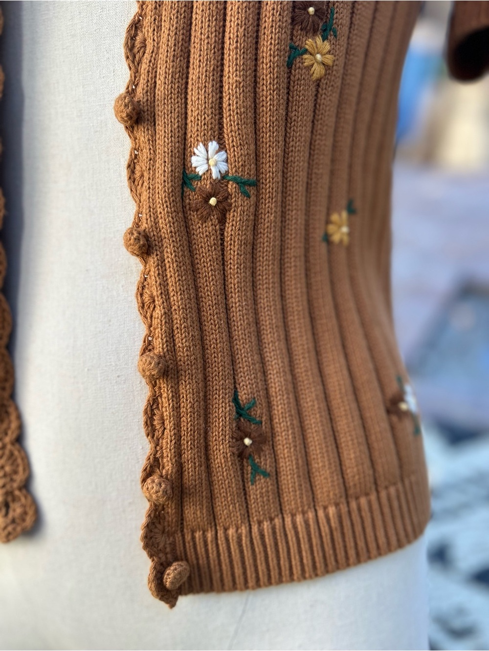 Sezane Ilane Cardigan Camel - Size S - Picture 7 of 14